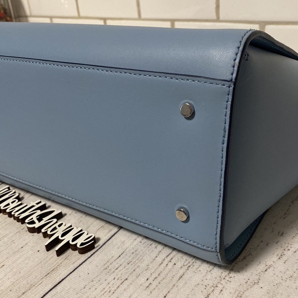 *kate spade Small Mina Magnolia Street Blue Crossbody Shoulder Handbag Purse - Picture 11 of 15